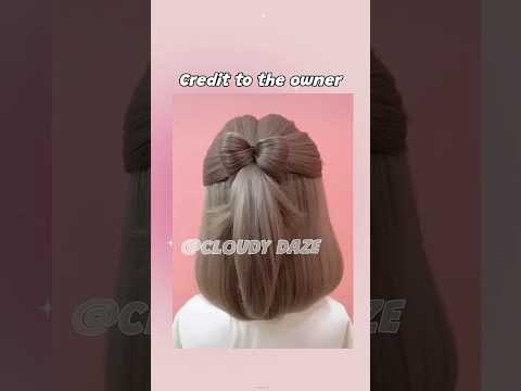 Hairstyle for Short Hair 🎀(•~•) Comment your hair type ✨ #aesthetic #shorts #music #edits #fyp #kpop