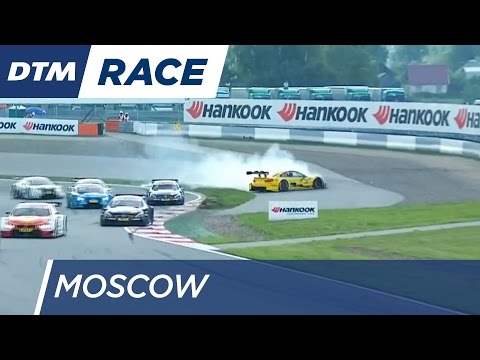Glock spins out - DTM Moscow 2016