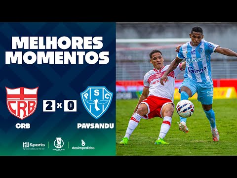 CRB 2 X 0 PAYSANDU | MELHORES MOMENTOS | 24ª RODADA BRASILEIRÃO SÉRIE B