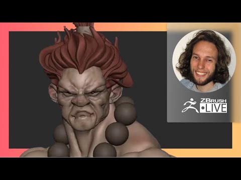 Digital Marathon: Street Fighter Akuma / Gouki – Deryck Pelegrini – ZBrush 2022.0.5