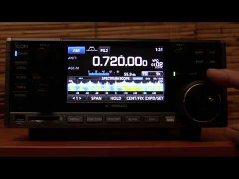 AM bandscan on my new ICOM R-8600 receiver
