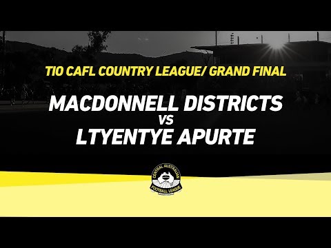 MacDonnell Districts vs Ltyentye Apurte: Grand Final - Country League: 2019 TIO CAFL