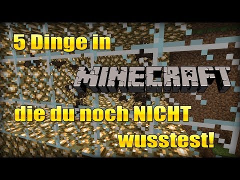 5 Dinge in Minecraft ... die du noch NICHT wusstest! #07