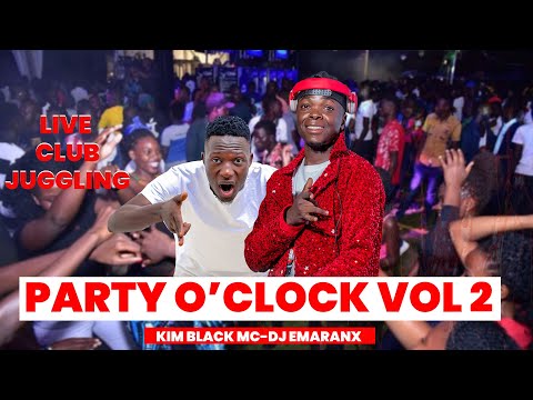 PARTY O'CLOCK VOL 2. LIVE CLUB JUGGLING.WITH MC KIM BLACK, DJ EMARANX