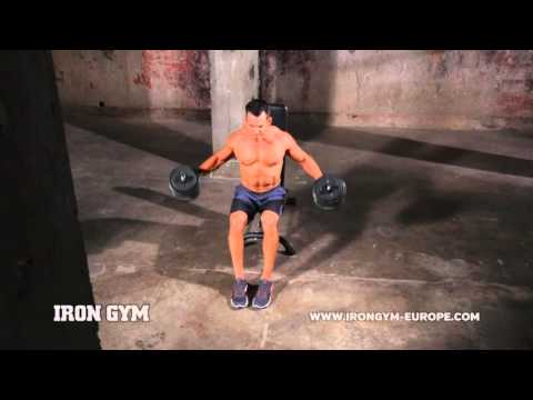 Iron Gym DUMBBELL BENCH SCULPT YOUR BODY WITH DOZENS OF WEIGHT AND BODYWEIGHT EXERCISES