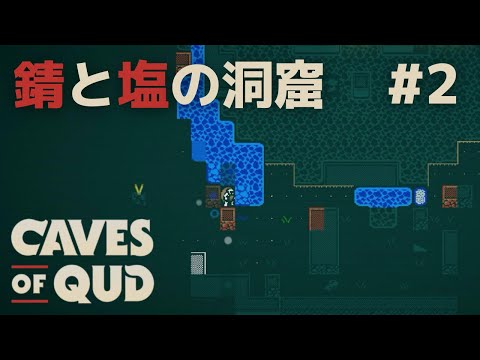 錆びだらけの洞窟へ潜る【#02 Caves of Qud】