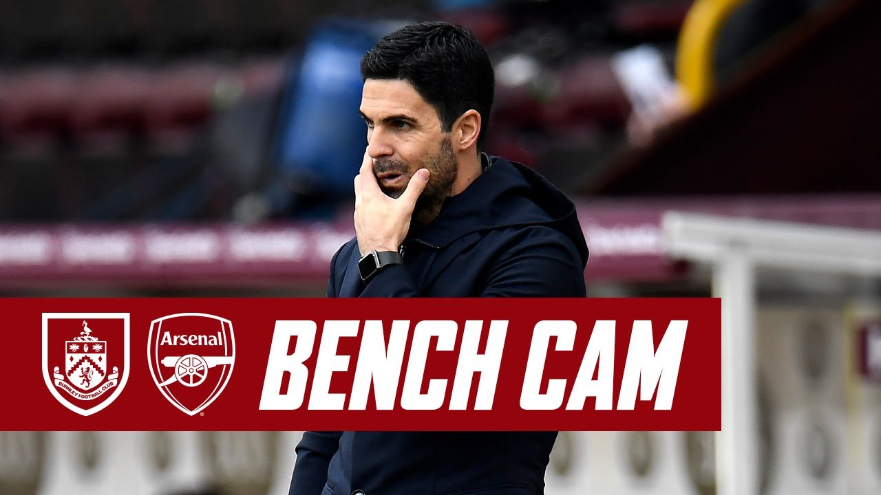 BENCH CAM - Burnley vs Arsenal (1-1)