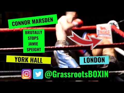 RUTHLESS STOPPAGE! CONNOR MARSDEN vs JAMIE SPEIGHT - DEBUT