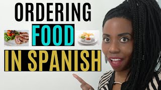 Spanish conversational lesson for beginners | Ordering Food in Spanish | Mexican Spanish