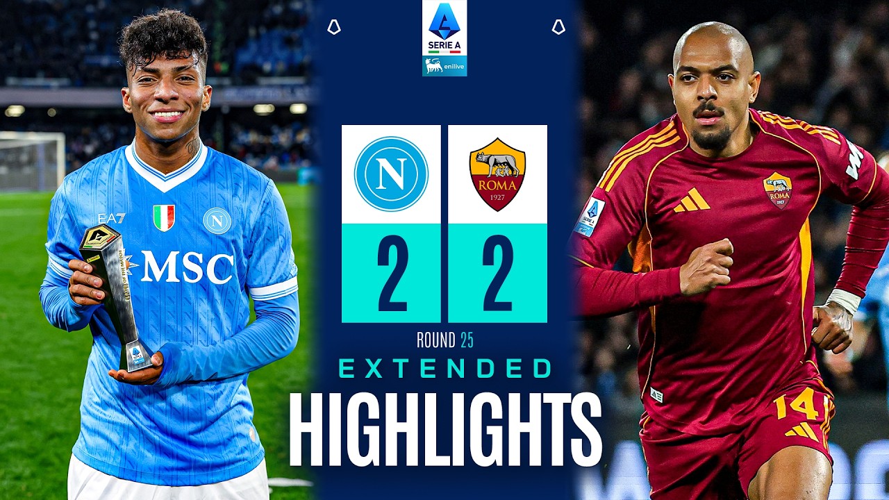 MAXI SINTESI NAPOLI-ROMA 2-2 | EXTENDED HIGHLIGHTS | SERIE A ENILIVE 2025/26