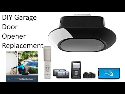 Chamberlain Garage Door Opener Install #DIY #Chamberlain #GarageDoors #AmazonKeyDelivery