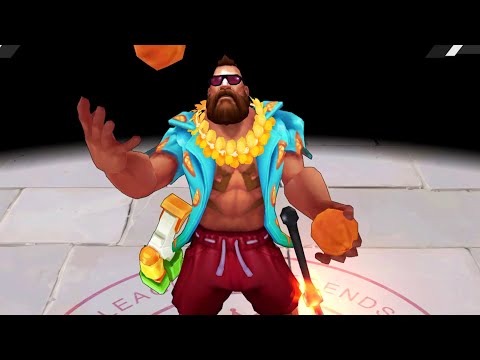 Pool Party Gangplank Detailed Skin Spotlight - League of Legends