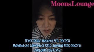 Download lagu [ENG-SUB] Heechul YTL 260205 - Behind the camera of SS10,behind SS10 encore, 'GOLDEN' by K.R.Y. mp3