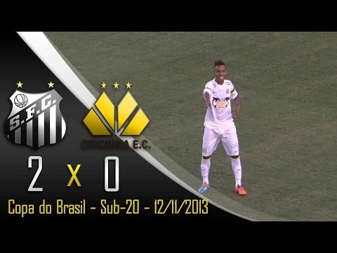 Confira os gols de Santos 2 x 0 Criciúma - Copa do Brasil Sub-20 (12-11-2013)