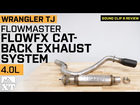 Jeep Wrangler TJ Flowmaster FlowFX Cat-Back Exhaust System Review & Sound Clip