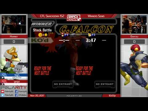 CFL Smackdown 152 Melee - Harriet (Fox) vs Gahtzu (Falcon) - Winners Semis