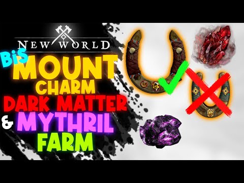 Avoid Farming The WRONG Mount Charm! Redono VS Strata! Dark Matter & Mythril Farm ⚔️New World