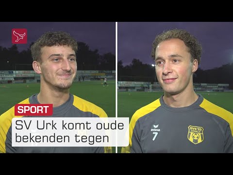 Timmerman en Van Essen tegen SV Urk: 'Vooral je scheenbeschermers omdoen' | Omroep Flevoland