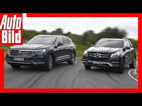 Duell hinter'm Deich: VW Touareg gegen Mercedes GLE (2018) Vergleich/Test/Review