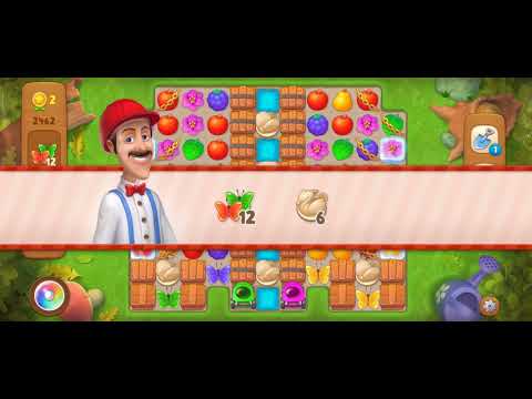 Gardenscapes level 2462夢幻花園過關2462