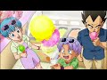 Vegeta takes his family to the amusement park | [Dragon Ball Super] | Funny moment | English dub