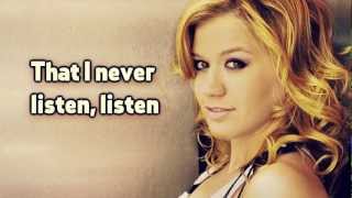 Tell Me A Lie - Kelly Clarkson (Lyrics) HD