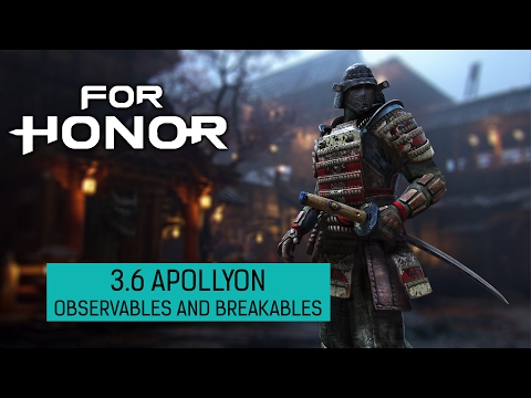 For Honor • Samurai Chapter 3.6 Collectibles • Observables and Breakables