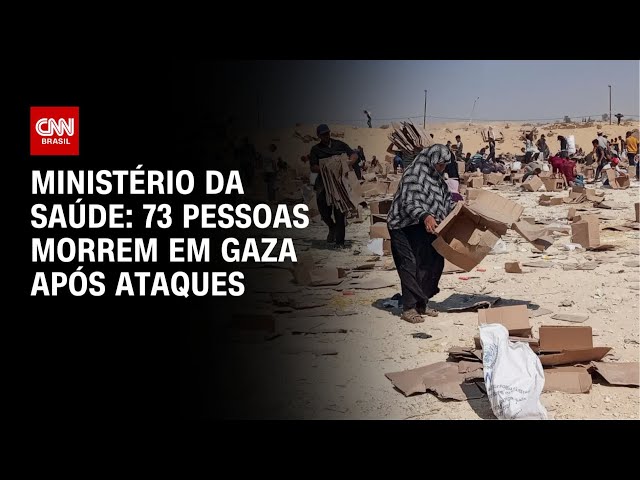Tiros de Israel deixam 73 mortos na Faixa de Gaza | CNN NOVO DIA