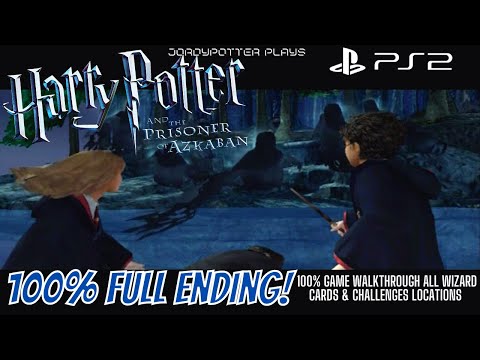 Harry Potter and the Prisoner of Azkaban (PS2, XBOX, GCN) 100% FULL ENDING! FINAL! No Commentary