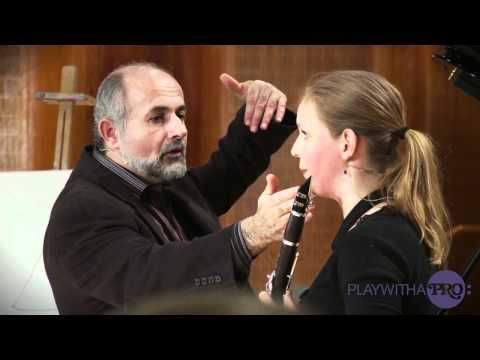 Clarinet Lessons, Yehuda Gilad, Masterclass no 2, Weber Grand Duo Concertante