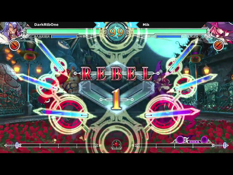 "BBR" BlazBlue CF AT BAVARIA BURST OVERTURE I - DarkRtbOne vs Mik