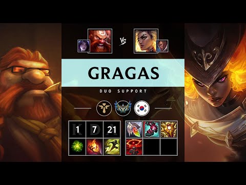 Gragas Support vs Rell - KR Challenger Patch 25.21