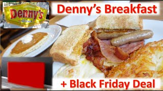 Denny's Breakfast iDrive & Black Friday Shopping