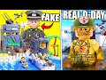I Built FAKE Vs REAL LEGO D DAY Sets