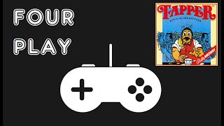 Four Play - Tapper - 8-bit Computer Comparison