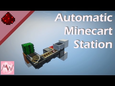 Super Simple Automatic Minecart Station