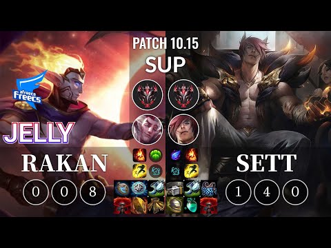 AF Jelly Rakan vs Sett Sup - KR Patch 10.15