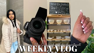 WEEKLY VLOG : I BOUGHT A NEW CAMERA, CLAY CAFE DATE, NAIL APPOINTMENT & MORE