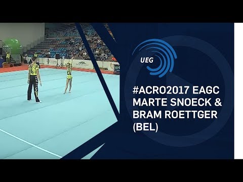 Ilya FAMENKOU & Viktoriya AKHOTNIKAVA (BLR) - 2017 Acro Europeans, junior all-around final
