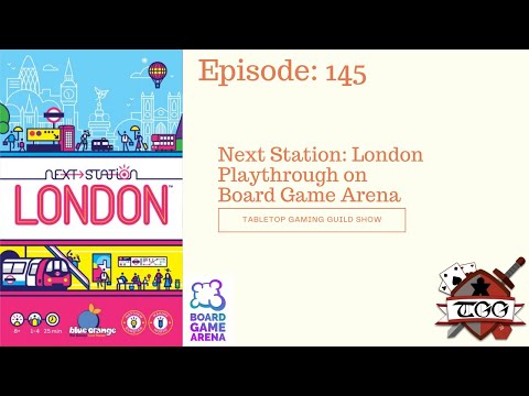 Next Station: London Playthrough on Board Game Arena