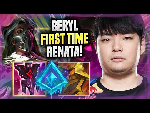 BERYL FIRST TIME PLAYING NEW CHAMPION RENATA! - DRX BeryL Plays Renata SUPPORT vs Rakan!