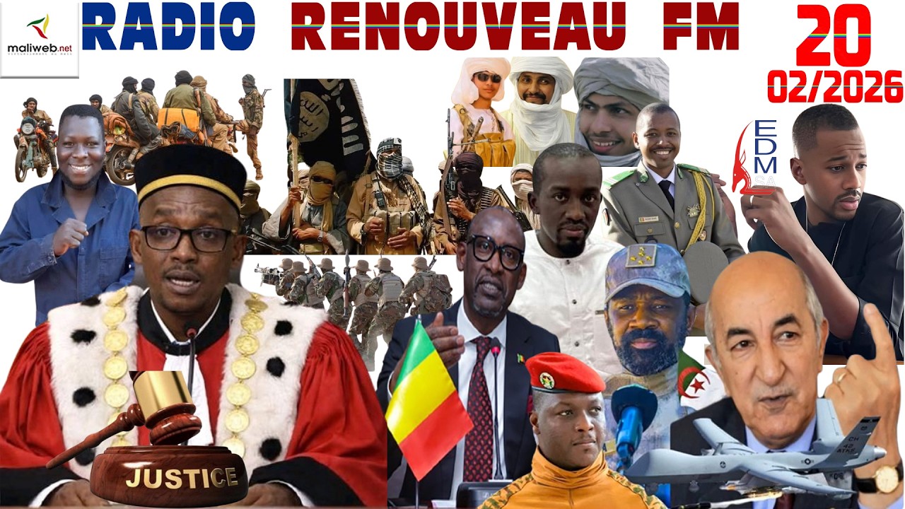 La Revue de Presse de la RADIO RENOUVEAU FM du 20 Février 2026