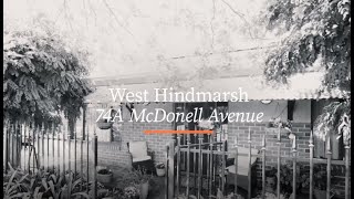 Video overview for 74A McDonnell Avenue, West Hindmarsh SA 5007