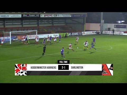 Kidderminster Harriers 2-1 Darlington - Vanarama National League North - 2016/17