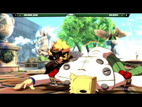 +2 on Block - GGXrd REV2  - DATA| Khari Safari vs DATA| Milky J