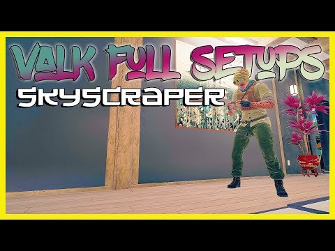 Valk Full Setups: Skyscraper | Valkyrie Camera Spots on Ranked Maps | Rainbow Six Siege