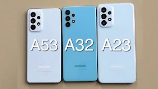 Samsung A23 vs Samsung A53 vs Samsung A32 Speed Test