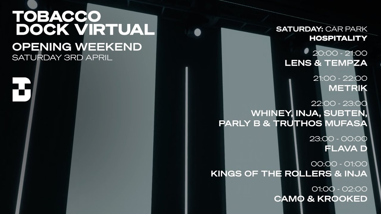 The Car Park: Hospitality: Day 2 - TDv: Tobacco Dock Virtual | Beatport