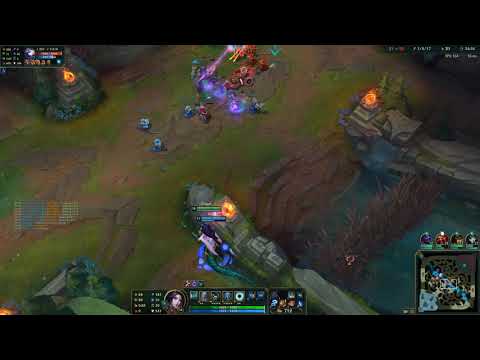 Cassiopeia kills ashe on one shot