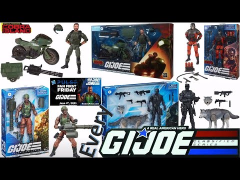 **see newer video** Every G.I. Joe Classified Series 6" Comparison List Hasbro